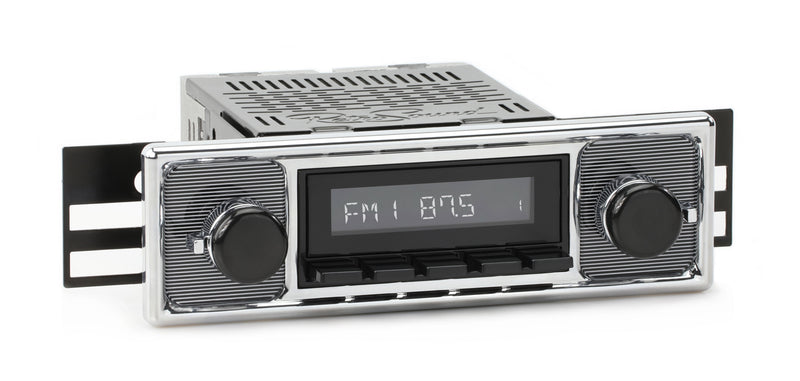 1960-66 Mercedes-Benz 300 Series DAB+ RetroRadio with Pinstripe/Chrome Faceplate-RetroSound