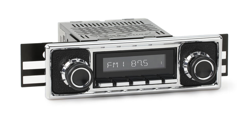 1964-72 Mercedes-Benz 600 DAB+ RetroRadio with Black Pebbled/Chrome Faceplate-RetroSound