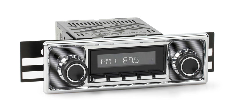 1955-63 Mercedes-Benz 180 DAB+ RetroRadio with Pinstripe/Chrome Faceplate RetroSound