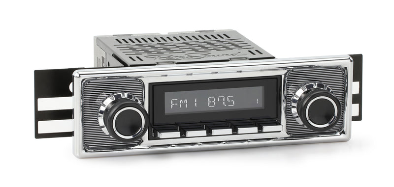 1960-66 Mercedes-Benz 300 Series DAB+ RetroRadio with Pinstripe/Chrome Faceplate-RetroSound