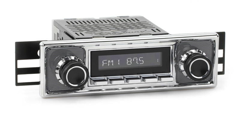 1955-63 Mercedes-Benz 180 DAB+ RetroRadio with Pinstripe/Chrome Faceplate RetroSound