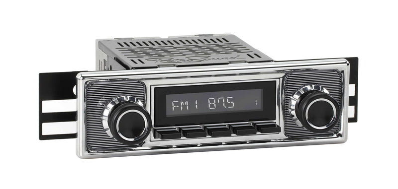 1955-65 Mercedes-Benz 190 DAB+ RetroRadio with Pinstripe/Chrome Faceplate RetroSound