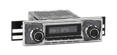 1955-66 Mercedes-Benz 220 DAB+ RetroRadio with Pinstripe/Chrome Faceplate-RetroSound