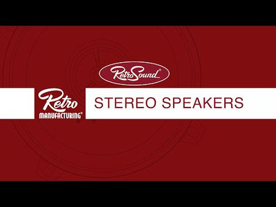 RetroSound® Standard Stereo Speakers 6.5" - Final Sale